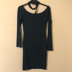 Fashion Nova Dresses - Fashion nova body con dress w neck band Fashion Nova Dresses - Fashion nova body con dress w neck band